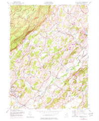 Branchville 1954 topographic map thumbnail