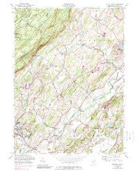 Branchville 1954 topographic map thumbnail