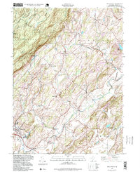 Branchville 1995 topographic map thumbnail