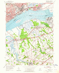 Bridgeport 1953 topographic map thumbnail