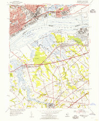 Bridgeport 1953 topographic map thumbnail