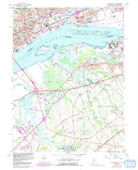 Bridgeport 1967 topographic map thumbnail