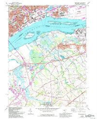Bridgeport 1967 topographic map thumbnail
