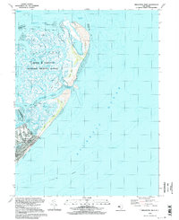 Brigantine Inlet 1994 topographic map thumbnail