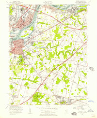 Bristol topographic map thumbnail