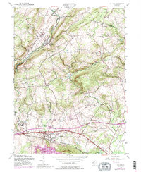 Califon 1954 topographic map thumbnail