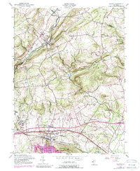 Califon 1954 topographic map thumbnail