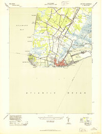 Cape May 1944 topographic map thumbnail