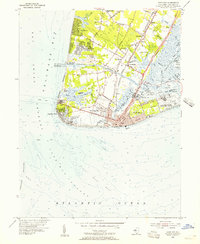 Cape May 1954 topographic map thumbnail