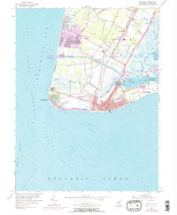 Cape May 1954 topographic map thumbnail
