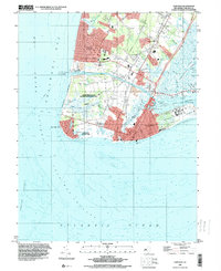 Cape May 1995 topographic map thumbnail