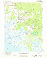 Cedarville 1956 topographic map thumbnail