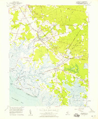 Cedarville 1956 topographic map thumbnail