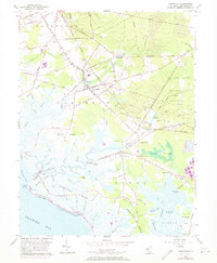 Cedarville 1956 topographic map thumbnail