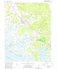 Cedarville 1956 topographic map thumbnail