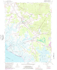 Cedarville 1956 topographic map thumbnail