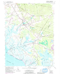 Cedarville 1956 topographic map thumbnail