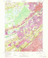 Chatham 1955 topographic map thumbnail