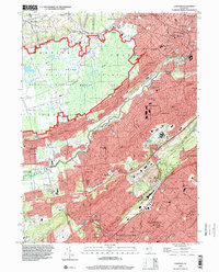 Chatham 1995 topographic map thumbnail