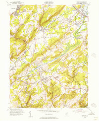 Chester 1954 topographic map thumbnail