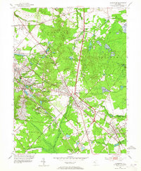 Clementon 1953 topographic map thumbnail