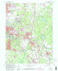 Clementon 1967 topographic map thumbnail