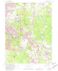 Clementon 1967 topographic map thumbnail