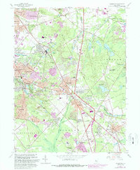 Clementon 1967 topographic map thumbnail