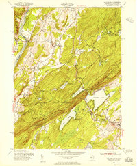 Culvers Gap 1954 topographic map thumbnail