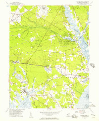 Dividing Creek 1956 topographic map thumbnail