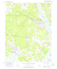 Dividing Creek 1956 topographic map thumbnail