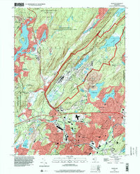 Dover 1997 topographic map thumbnail