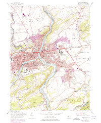 Easton 1956 topographic map thumbnail