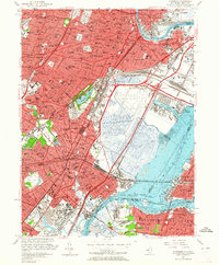 Elizabeth 1955 topographic map thumbnail