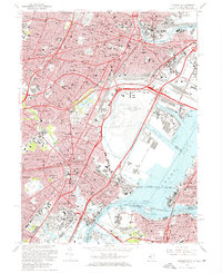 Elizabeth 1967 topographic map thumbnail