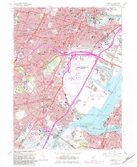 Elizabeth 1967 topographic map thumbnail