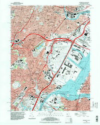Elizabeth 1995 topographic map thumbnail