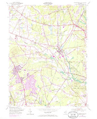 Farmingdale 1954 topographic map preview