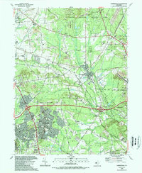 Farmingdale 1989 topographic map thumbnail