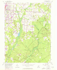 Five Points 1956 topographic map thumbnail