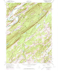 Flatbrookville 1954 topographic map thumbnail