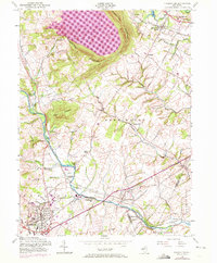 Flemington 1954 topographic map thumbnail