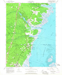 Forked River 1953 topographic map thumbnail