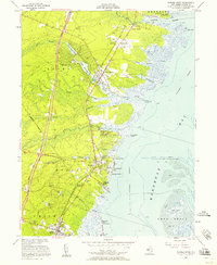 Forked River 1953 topographic map thumbnail