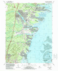 Forked River 1989 topographic map thumbnail