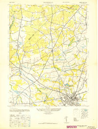 Freehold 1947 topographic map preview