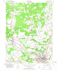 Freehold 1953 topographic map preview
