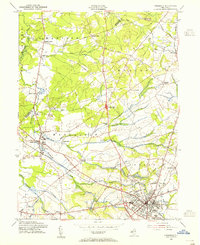 Freehold 1953 topographic map thumbnail