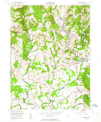 Gladstone 1954 topographic map thumbnail
