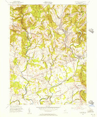 Gladstone 1954 topographic map thumbnail